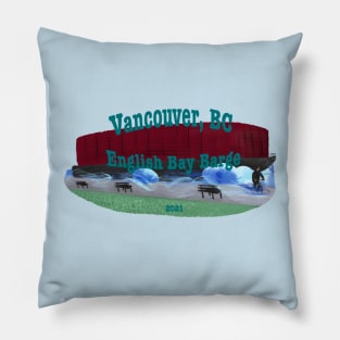 The English Bay Barge Pillow