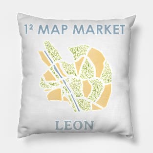 Leon Map - Full Size Pillow