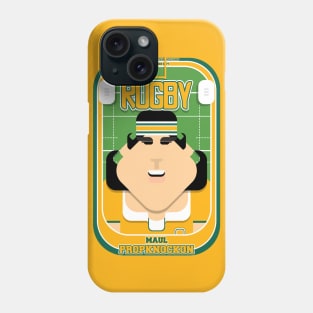 Rugby Gold and Green - Maul Propknockon - Amy version Phone Case