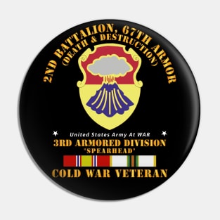 2nd Bn 67th Armor -  3rd AR Div w COLD SVC Pin