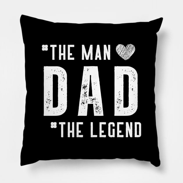 Father's Day Pillow by PARABDI