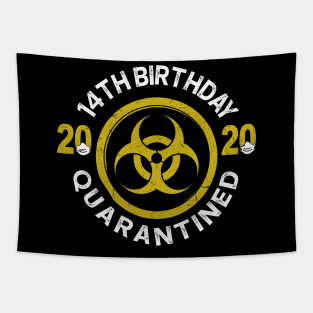 14Th Birthday 2020 Quarantined Graduation Tapestry