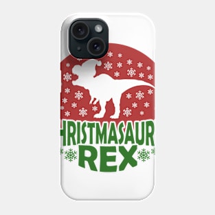 Christmasaurus Rex, Christmas Dinosaur, Dinosaur, Santa Saurus Rex Phone Case