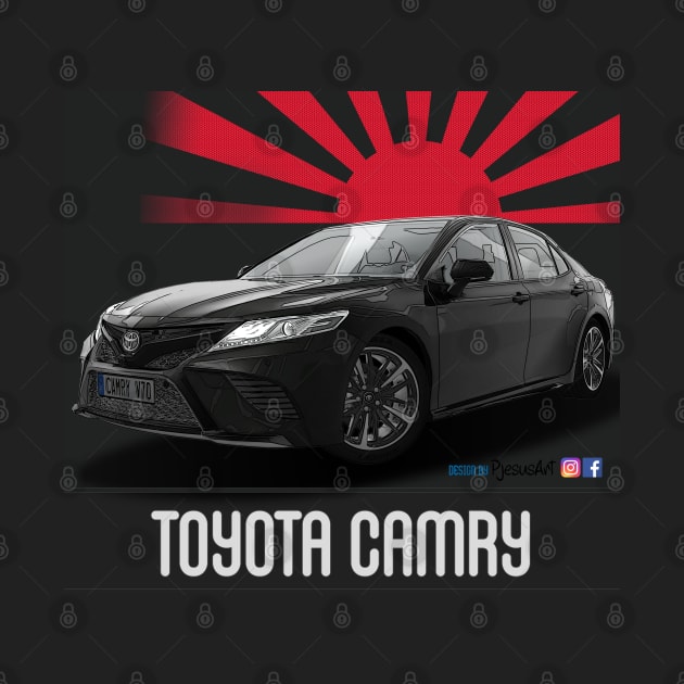 Toyota Camry Black by PjesusArt