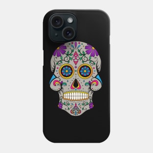 Ornamental Sugar Skull Phone Case