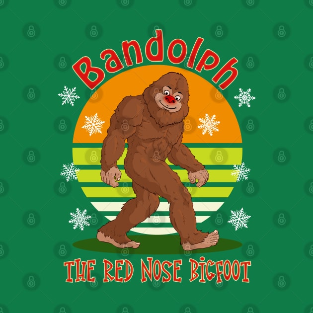 Bandolph The Red Nose Bigfoot by Jay Diloy