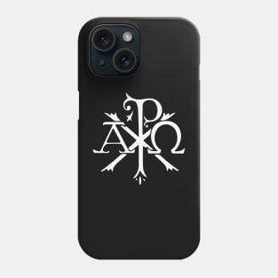 Chi Rho Alpha Omega Phone Case