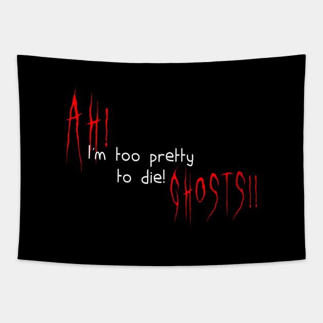 Ah! Ghosts! Tapestry by Dapper Draws