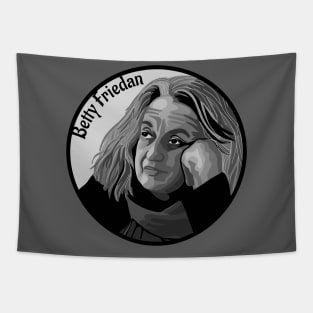 Betty Friedan Portrait Tapestry