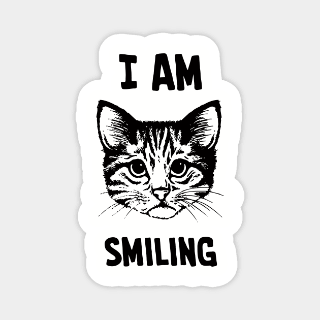 I am smiling Magnet by Masheen