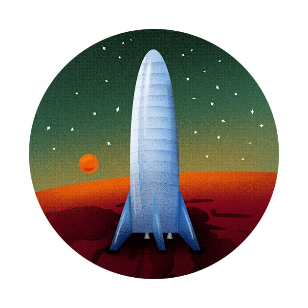 Space Rocket by HustleHardStore