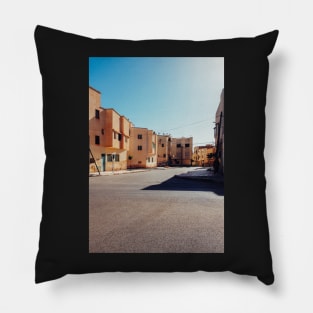 Buildings in Small Moroccan Town Pillow