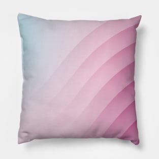 Modern pink gradient pattern Pillow