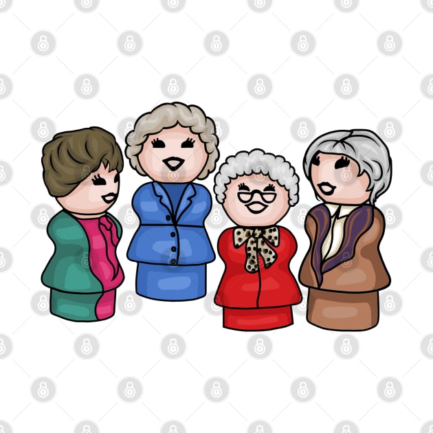 The Little Golden Girls by Slightly Unhinged