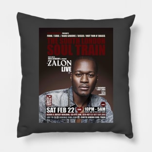 POSTER - THE SOUTH LONDON - SOUL TRAIN ZALON Pillow