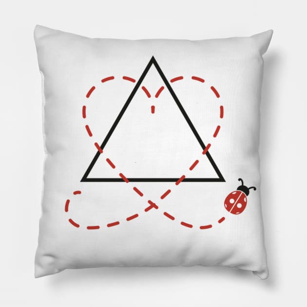 ladybug Pillow by NerdsbyLeo