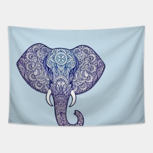 Henna Elephant Art Tapestry