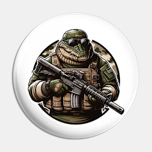 Tactical Crocodile Operator Pin