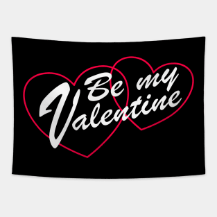 Be My Valentine - 2 Hearts - Love Tapestry