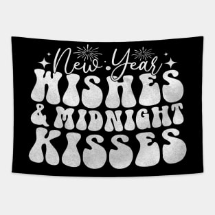 New year wishes Midnight kisses Tapestry