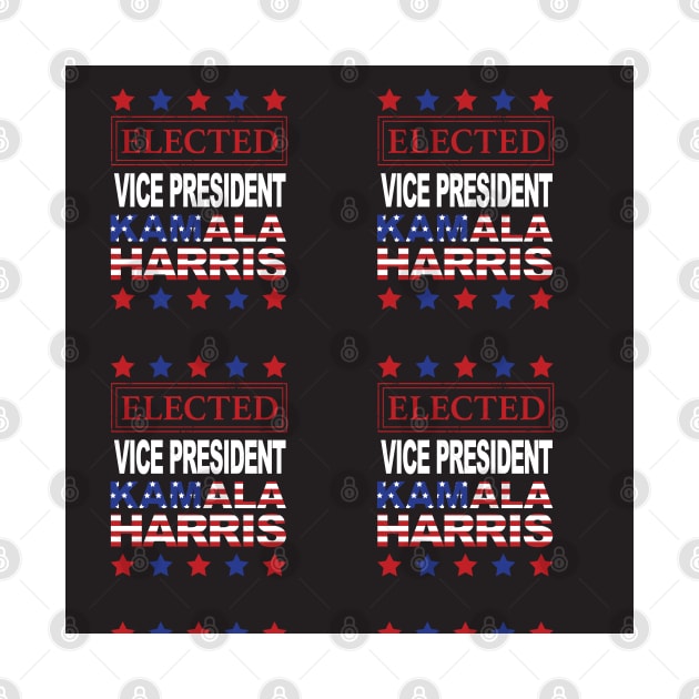 President Elect Joe Biden Vice President Elect Kamala Harris by Sandra Hutter Designs