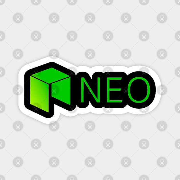 Neo Crypto Neocoin Token Neo Cryptocurrency coin token Magnet by JayD World