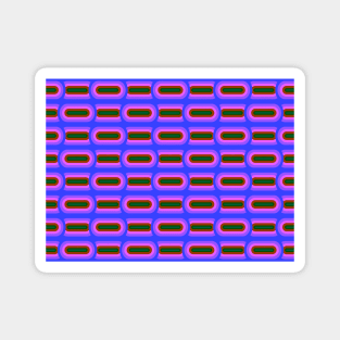 Midcentury Modern Basketweave Magnet