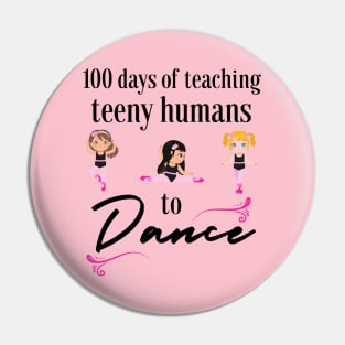 100 days of school for dance teachers Pin