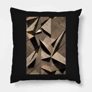 Stylized Granite Stone Pattern Texture #12 Pillow