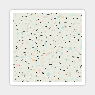 Tiny Pastel Terrazzo Texture Magnet