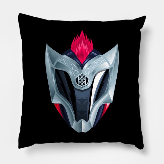 Pseudologi Helmet Pillow by GodPunk