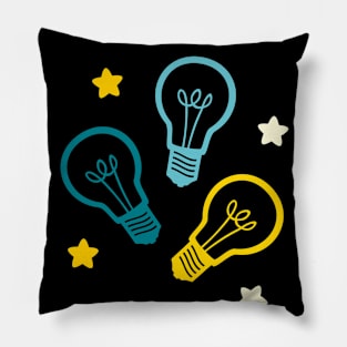 Smart Ideas - Lightbulbs with Stars Pillow