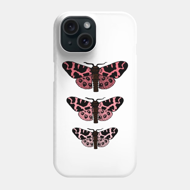 Cute Moths Phone Case by LunaMay