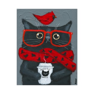 Morning Coffee With A Cardinal T-Shirt