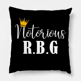 Notorious RBG Feminist for Ruth Bader Ginsburg Fan Pillow