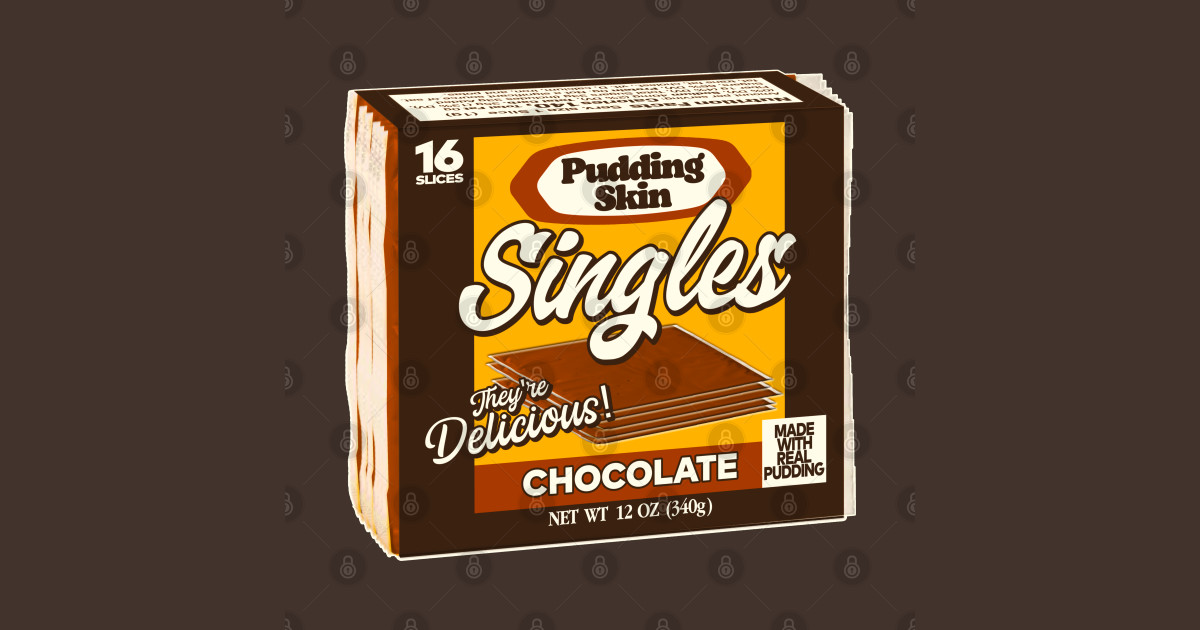 Pudding Skin Singles Seinfeld TShirt TeePublic