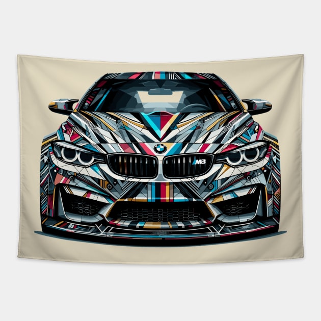 BMW M3 Tapestry by Vehicles-Art