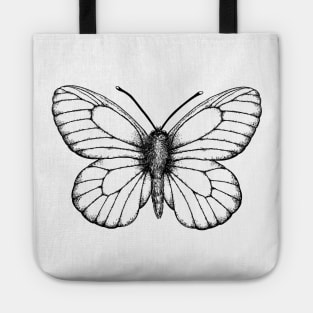 Black-veined white butterfly Tote