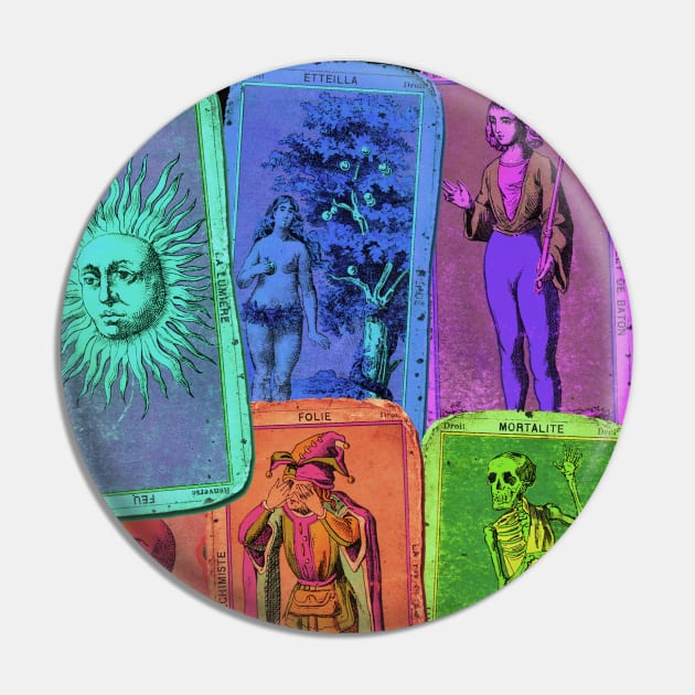 Antique Marseille Tarot Psych Version Pin by chilangopride