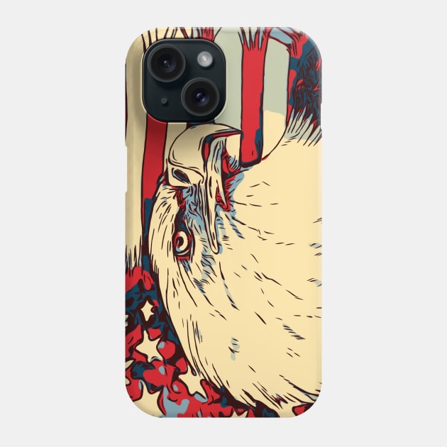 Vector Blue American Bald Eagle Phone Case by WildThingsTreasures34
