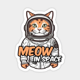 Astronaut cat Magnet