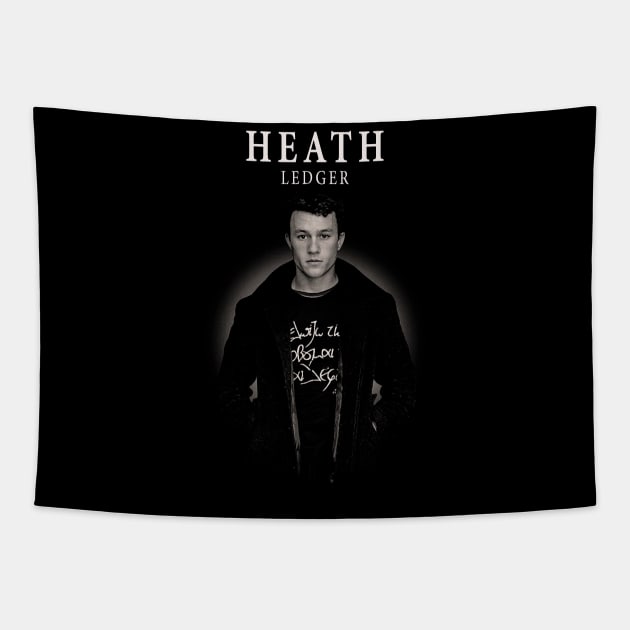 Heath Ledger Vintage Tapestry by Wishing Well