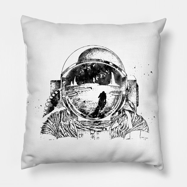 Spaceman Pillow by erzebeth