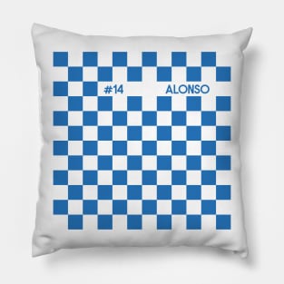 Fernando Alonso Racing Flag - 2022 Season Pillow