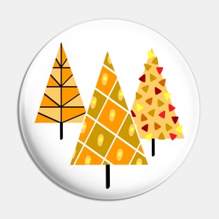 Orange Christmas Pin