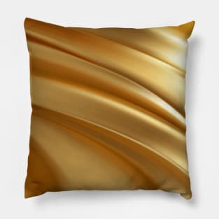 Golden luxury pattern with metallic luster 1 Pillow