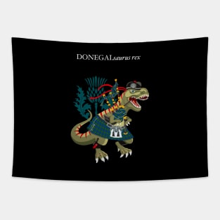 Clanosaurus Rex DONEGALsaurus Plaid Donegal Irish Ireland Family Tartan Tapestry