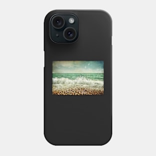 Beside the sea V Phone Case