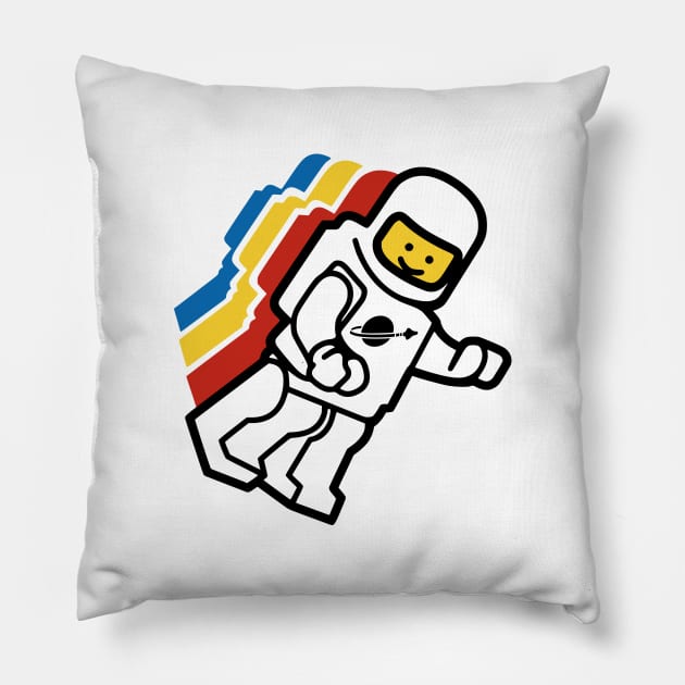 Floating Spaceman Pillow by GrantMcDougall