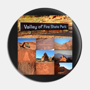 Valley of Fire State Park Nevada poster work A Pin
